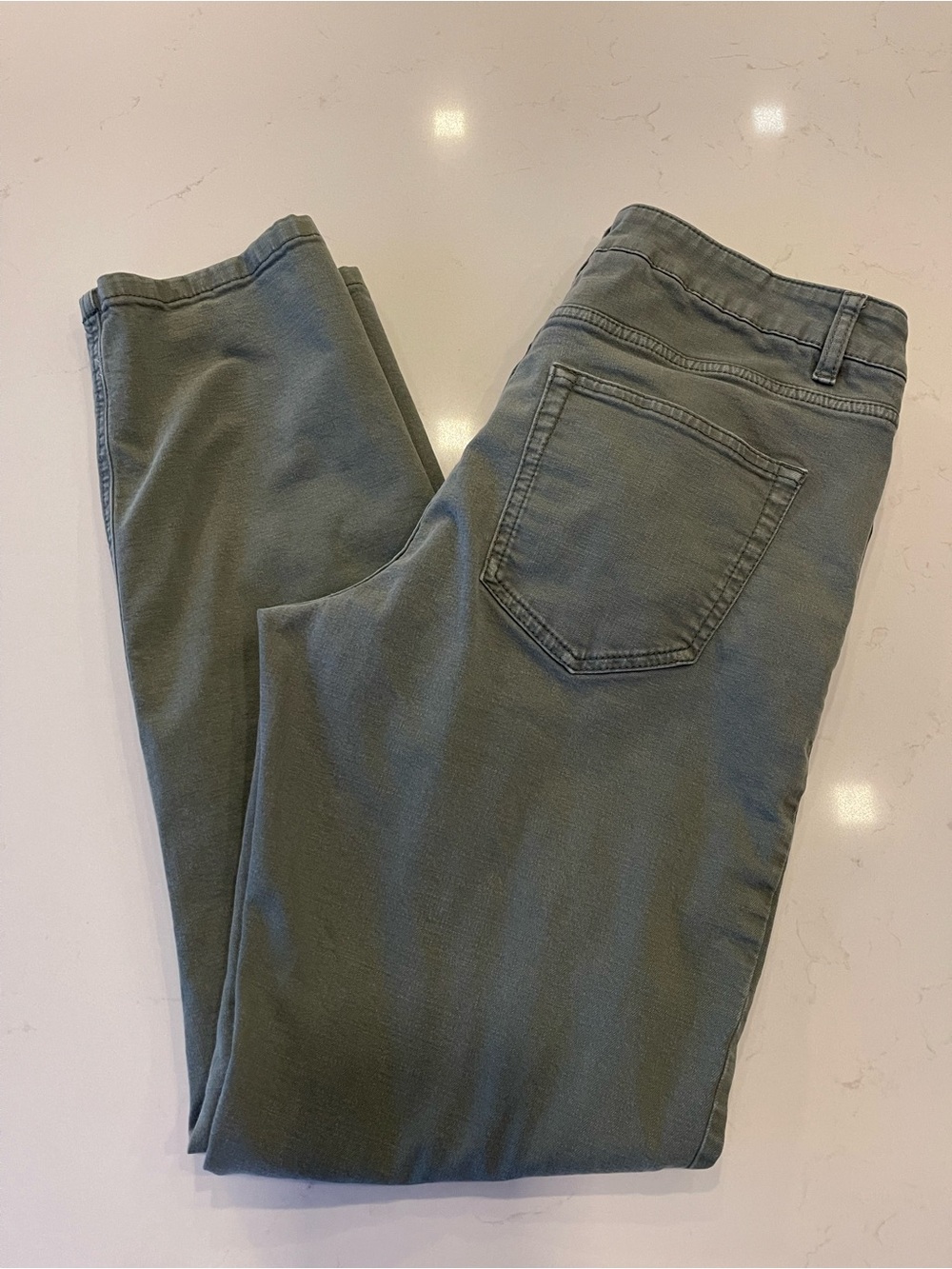 Simons Men's Olive Green Casual Trousers